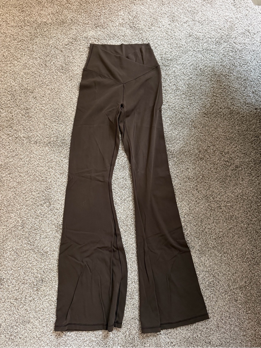 OFFLINE by aerie real me high waisted crossover flare leggings